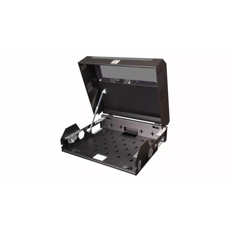 Nástenný rack Equip štíhly Flex 19' skriňa 5U RAL9005 čierna