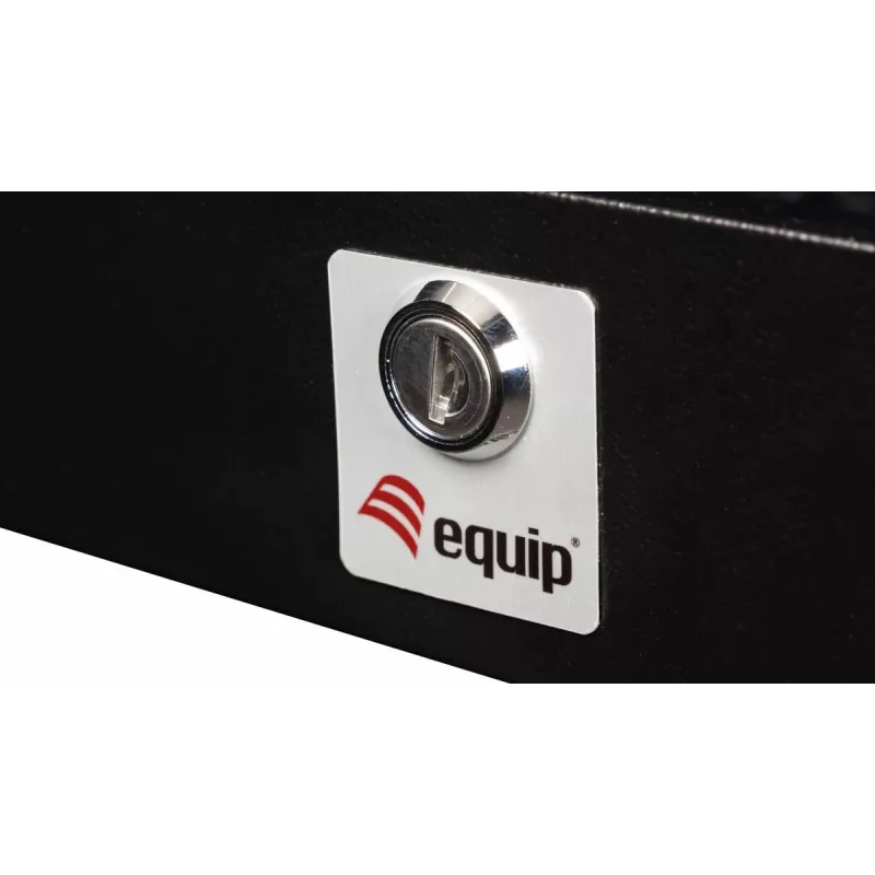 Nástenný rack Equip štíhly Flex 19' skriňa 5U RAL9005 čierna