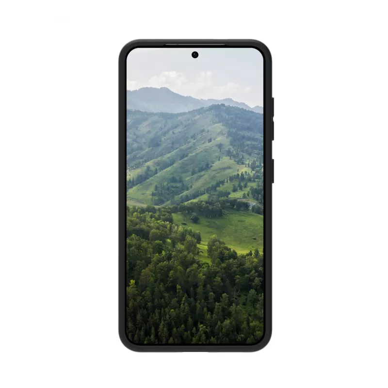 Zadný kryt dbramante1928 Nuuk pre Samsung Galaxy S25+ — plast, čierny