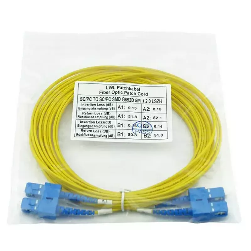 BlueOptics CAB-SMF-SC-SC-3-BO InfiniBand optický kábel 3 m SC konektor samec