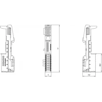Siemens 6ES7193-6BP00-0BA0 elektrické svorky