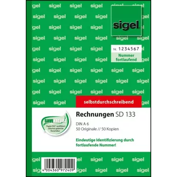 Obchodný formulár Sigel SD133