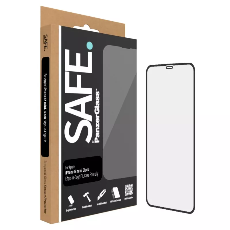 PanzerGlass SAFE. by ® ochrana displeja iPhone 12 Mini | bez rámčeka