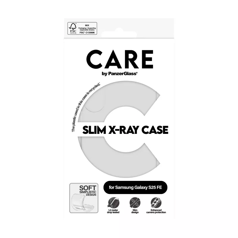 PanzerGlass CARE™ by ® X-Ray puzdro Samsung Galaxy S25 FE 5G