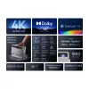 Projektor Standard-Throw XGIMI 1800 ANSI lúmenov LED UHD 4K 3D biely