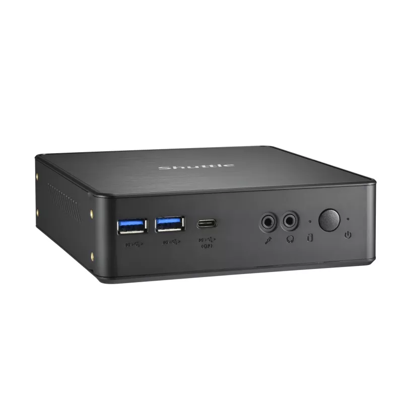 Shuttle Nano PC NC4010BAV2, Intel Celeron 7305, 8GB DDR4, 128GB M.2, 1x HDMI, 1x DP, 7x USB, 1x LAN, vrátane VESA a stojan