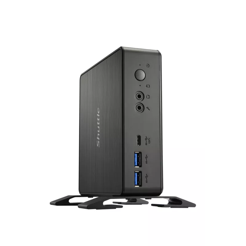 Shuttle Nano PC NC4010BAV2, Intel Celeron 7305, 8GB DDR4, 128GB M.2, 1x HDMI, 1x DP, 7x USB, 1x LAN, vrátane VESA a stojan