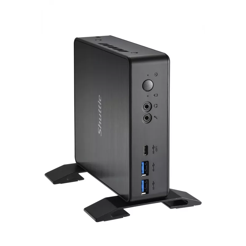 Shuttle Nano PC NC4010BAV2, Intel Celeron 7305, 8GB DDR4, 128GB M.2, 1x HDMI, 1x DP, 7x USB, 1x LAN, vrátane VESA a stojan
