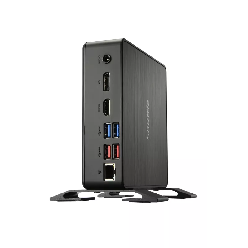 Shuttle Nano PC NC4010BAV2, Intel Celeron 7305, 8GB DDR4, 128GB M.2, 1x HDMI, 1x DP, 7x USB, 1x LAN, vrátane VESA a stojan