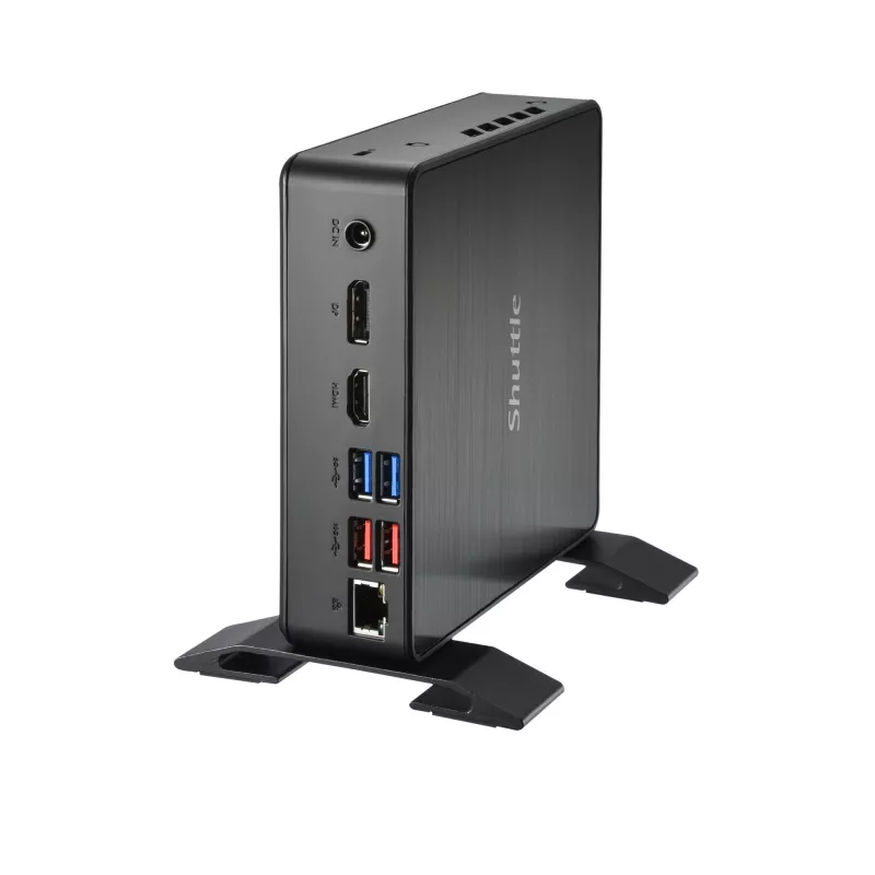Shuttle Nano PC NC4010BAV2, Intel Celeron 7305, 8GB DDR4, 128GB M.2, 1x HDMI, 1x DP, 7x USB, 1x LAN, vrátane VESA a stojan