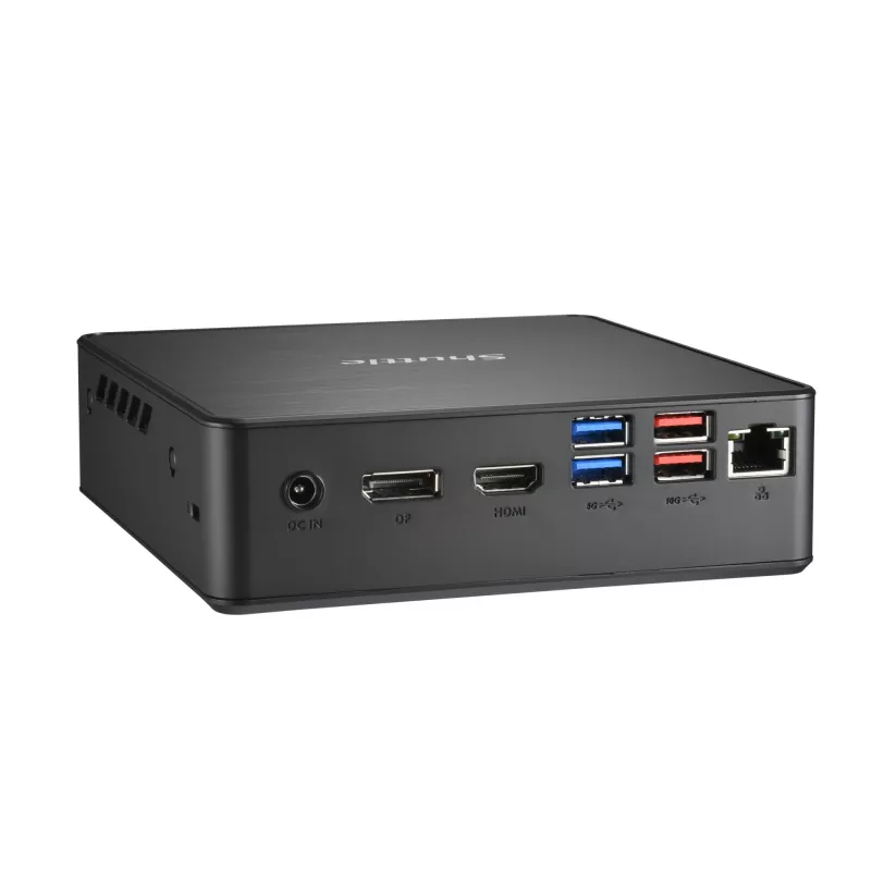 Shuttle Nano PC NC4010BAV2, Intel Celeron 7305, 8GB DDR4, 128GB M.2, 1x HDMI, 1x DP, 7x USB, 1x LAN, vrátane VESA a stojan