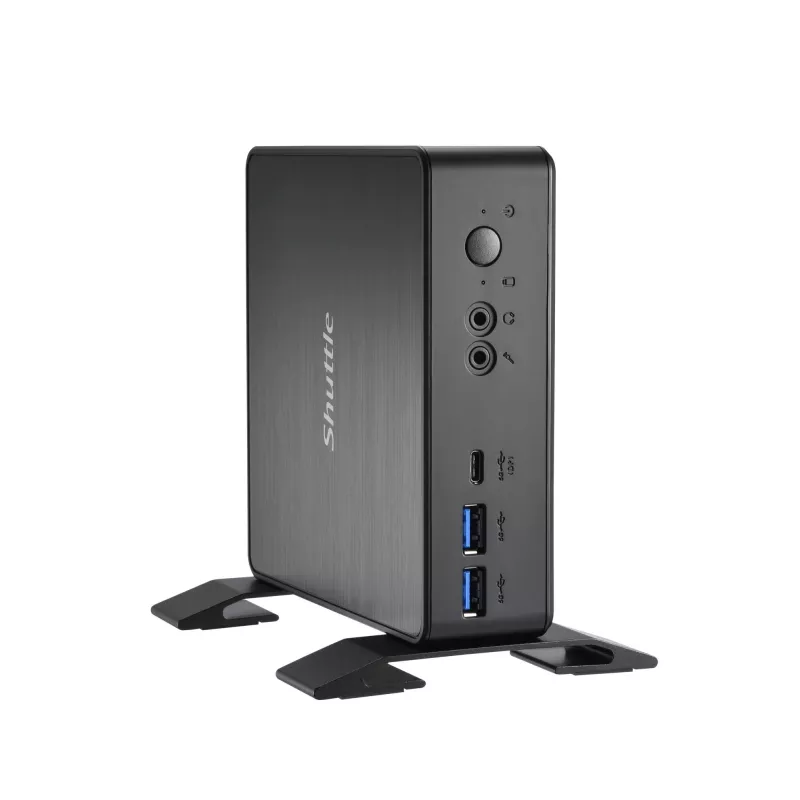 Shuttle Nano PC NC4010BAV2, Intel Celeron 7305, 8GB DDR4, 128GB M.2, 1x HDMI, 1x DP, 7x USB, 1x LAN, vrátane VESA a stojan