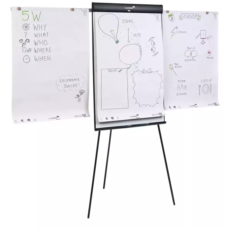 Legamaster SKETCH PRO stojan na flipchart oceľ 680mm šírka 1050mm výška