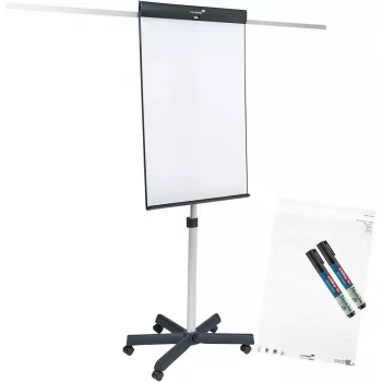 Legamaster SKETCH PRO mobilný flipchart s hviezdicovou základňou oceľ 5 koliesok