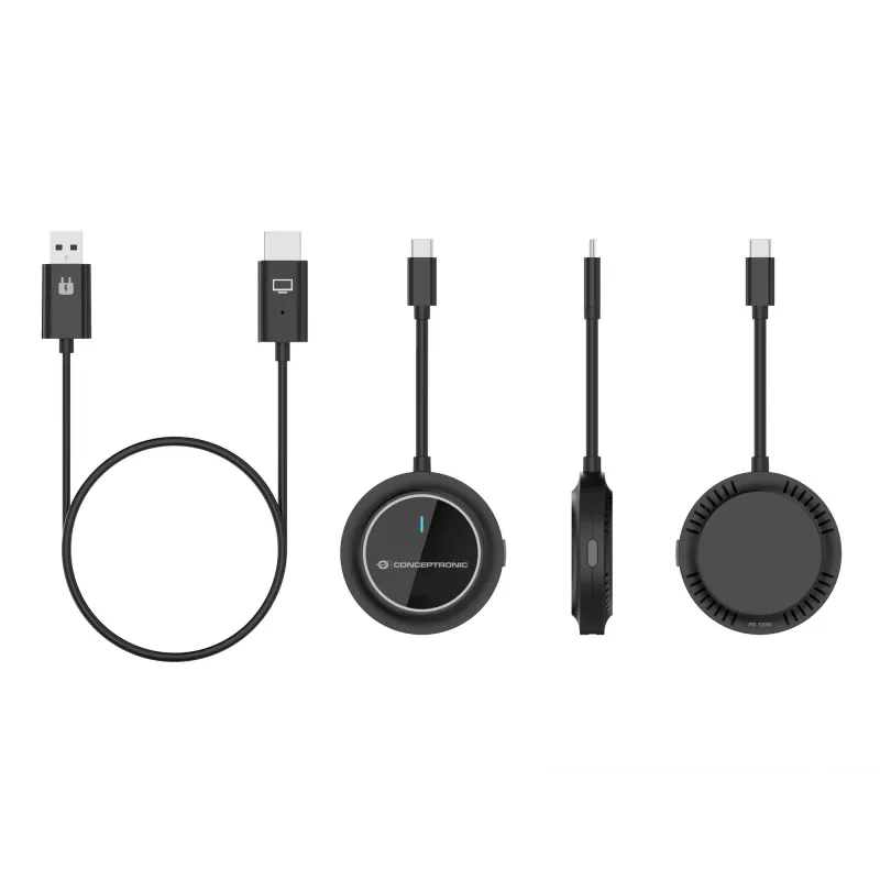 Conceptronic ATHERIC01B bezdrôtová sada USB-C na HDMI displej 1080P