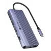 ICY BOX IB-DK4062-CPD káblový USB 3.2 Gen 1 (3.1 Gen 1) Type-C antracit