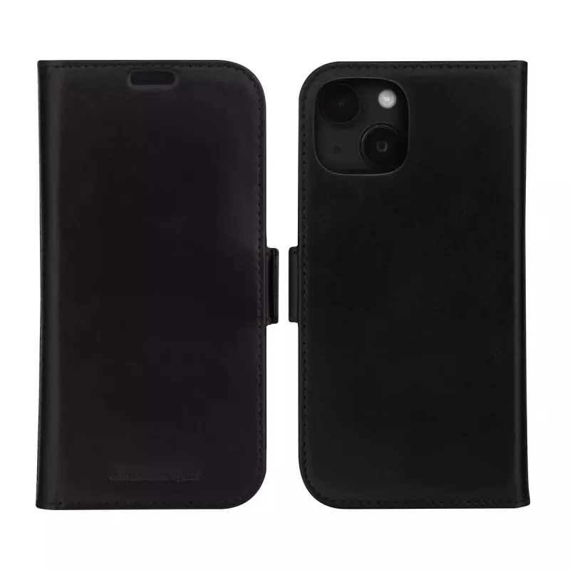 dbramante1928 Lynge – iPhone 17e/16e/15/14/13 – čierne puzdro s peňaženkou