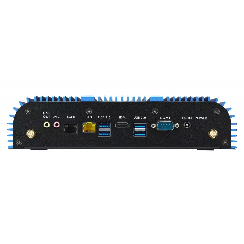 Shuttle BPCAL02-i5 priemyselný box PC, Core i5-1235U, 2x SO-DIMM, 2x LAN, 1x COM, 1x HDMI, 4x USB, bez ventilátora, 24/7 nepretržitá prevádzka