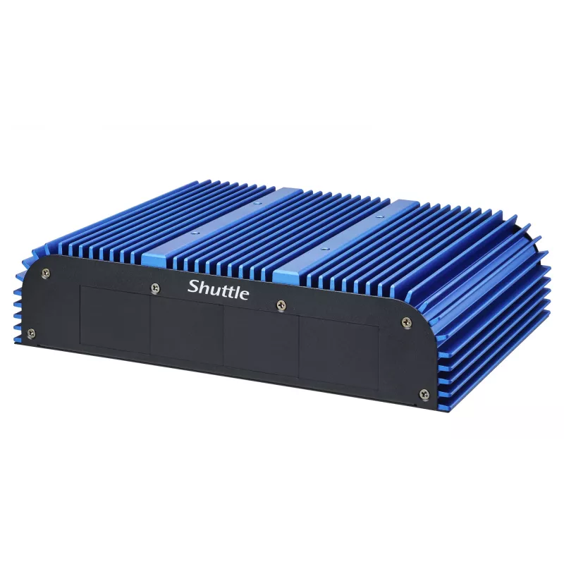 Shuttle BPCAL02-i5 priemyselný box PC, Core i5-1235U, 2x SO-DIMM, 2x LAN, 1x COM, 1x HDMI, 4x USB, bez ventilátora, 24/7 nepretržitá prevádzka