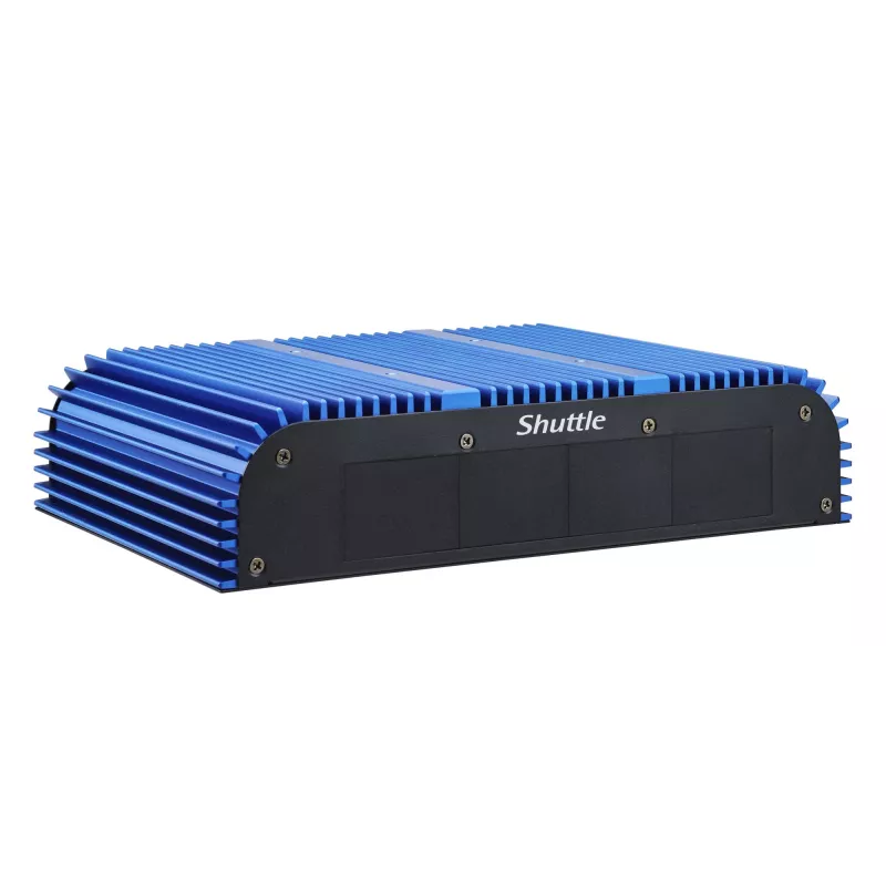 Shuttle BPCAL02-i5 priemyselný box PC, Core i5-1235U, 2x SO-DIMM, 2x LAN, 1x COM, 1x HDMI, 4x USB, bez ventilátora, 24/7 nepretržitá prevádzka