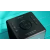 Digitálny budík Philips TAR4600/10 čierny LCD AC/batéria