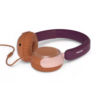 Philips 2000 series TAK2000MP/00 slúchadlá/headset káblové s hlavovým mostom hovory/hudba USB Type-C oranžová, fialová, ružová