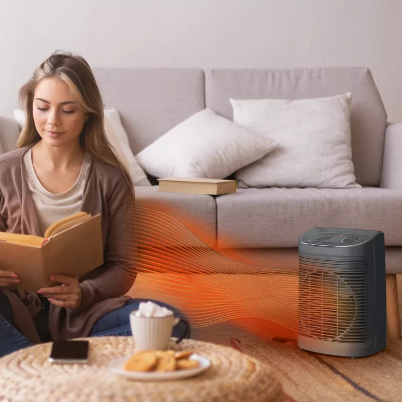 Rowenta Instant Comfort SO6511 interiérový sivý 2200 W ventilátorový elektrický ohrievač