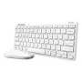 Sada klávesnice a myši TRUST Lyra Mini Wireless QWERTZ (RF + Bluetooth) biela, nemecké rozloženie