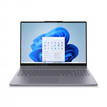 Lenovo IdeaPad 5 2-in-1 16IAL10 Intel Core Ultra 5 225U hybridný (2-in-1) 40,6 cm (16 palcov) dotyková obrazovka WUXGA 16 GB LPDDR5x-SDRAM 1 TB SSD Wi-Fi 7 (802.11be) Windows 11 Home nemecky sivá