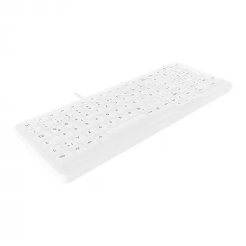 Contour Design Active Key Contour ClassicClean Medical klávesnica IP68 kompaktná káblová biela DE C7000
