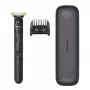 Philips Norelco OneBlade QP1424/65 fóliový holiaci strojček čierna sivá