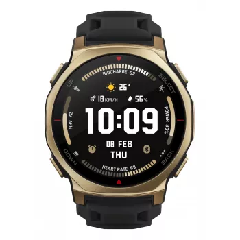 Amazfit T-rex 3 Pro 3,35 cm (1,32 palca) AMOLED 44 mm digitálny 466 x 466 pixelov dotyková obrazovka zlatá Wi-Fi GPS (satelit)