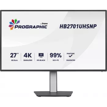 iiyama PROGRAPHIC HB2701UHSNP-B1 počítačový monitor 68,6 cm (27 palcov) 3840 x 2160 pixelov 4K Ultra HD LCD čierny