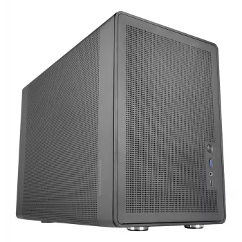 PC Mini Tower skriňa TACENS Mars Gaming MC-XPRO — Mini-ITX/Micro-ATX, podpora SFX napájacieho zdroja, Mesh, čierna, 120 mm ventilátor