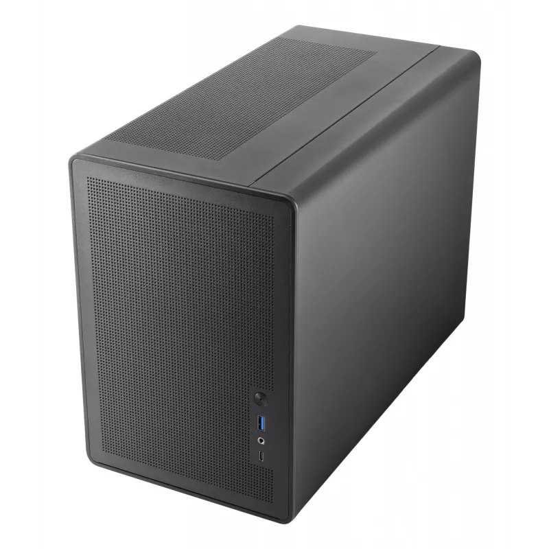 PC Mini Tower skriňa TACENS Mars Gaming MC-XPRO — Mini-ITX/Micro-ATX, podpora SFX napájacieho zdroja, Mesh, čierna, 120 mm ventilátor