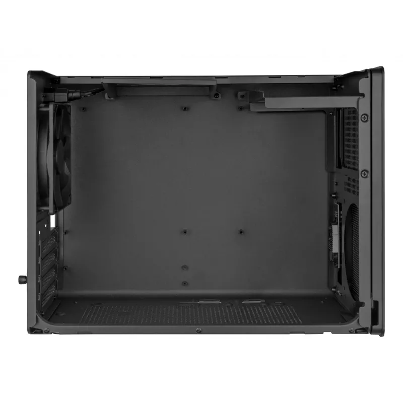 PC Mini Tower skriňa TACENS Mars Gaming MC-XPRO — Mini-ITX/Micro-ATX, podpora SFX napájacieho zdroja, Mesh, čierna, 120 mm ventilátor