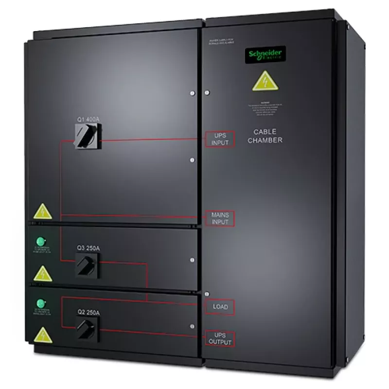 APC SYMMETRA PX 96/160KW NÁSTENNÝ BYPASS PANEL ÚDRŽBY, 400V