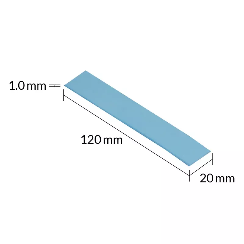 ARCTIC TP-3 Premium Performance teplovodivá podložka 120 x 20 mm, 1 mm