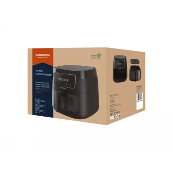 Grundig FRY 7320 samostatná 7,6 L stojanová 1900 W teplovzdušná fritéza čierna