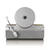 Gramofón s remienkovým pohonom Lenco LSA-071SI, plne automatický, sivý, Bluetooth, 3,5 mm, 10 W