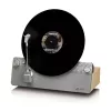 Gramofón s remienkovým pohonom Lenco LSA-071SI, plne automatický, sivý, Bluetooth, 3,5 mm, 10 W