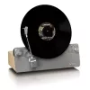Gramofón s remienkovým pohonom Lenco LSA-071SI, plne automatický, sivý, Bluetooth, 3,5 mm, 10 W