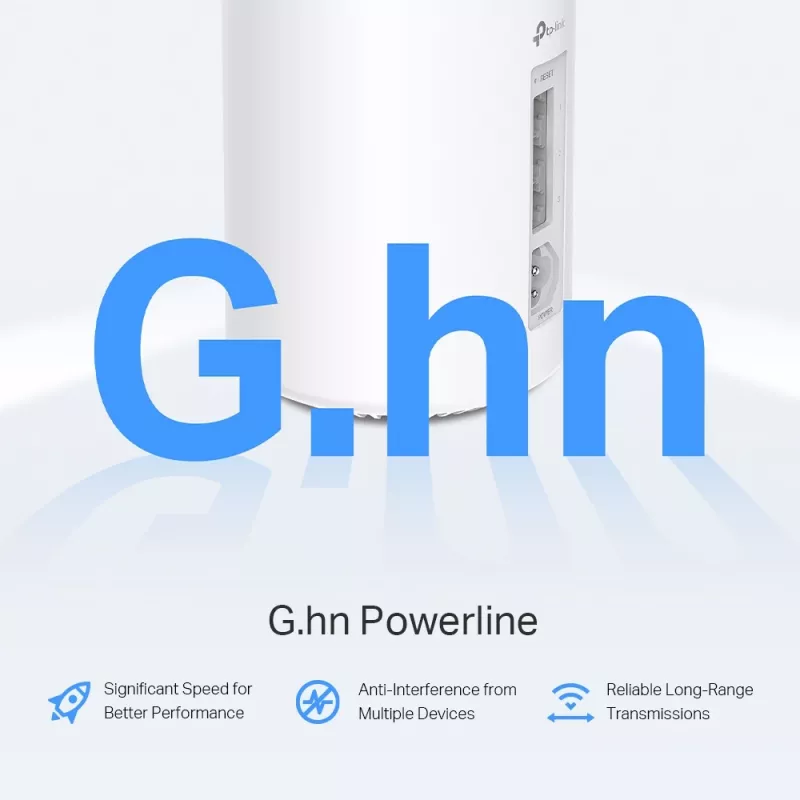 TP-Link AX3000 + G1500 Whole Home Powerline Mesh Wi-Fi 6 systém