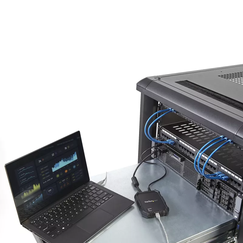 StarTech.com KVM konzola notebook-server s robustným puzdrom