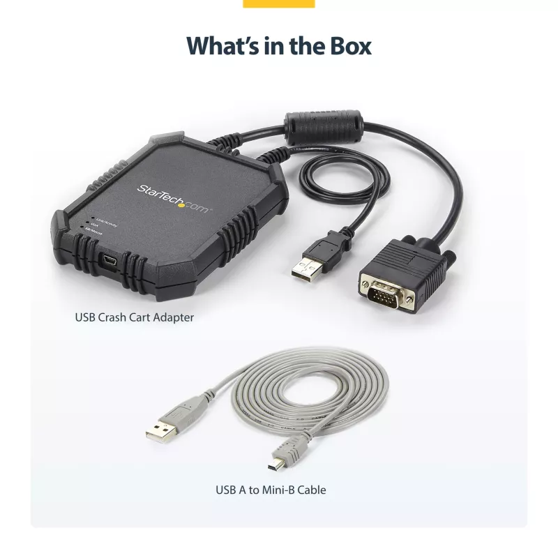 StarTech.com KVM konzola notebook-server s robustným puzdrom