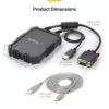 StarTech.com KVM konzola notebook-server s robustným puzdrom