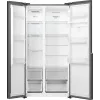Gorenje Side-by-Side chladnička NRS917E41BXWD, voľne stojaca, American Door, čierna, 2 dvere, Touch, LED