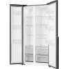 Gorenje Side-by-Side chladnička NRS917E41BXWD, voľne stojaca, American Door, čierna, 2 dvere, Touch, LED