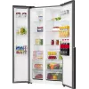 Gorenje Side-by-Side chladnička NRS917E41BXWD, voľne stojaca, American Door, čierna, 2 dvere, Touch, LED