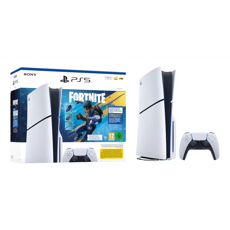 Sony PlayStation 5 - Fortnite Flowering Chaos Bundle 1 TB Wi-Fi čierna, biela